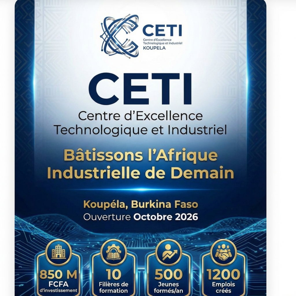 CETI - Centre d'Excellence Technologique et Industriel - Bâtissons l'Afrique Industrielle de Demain